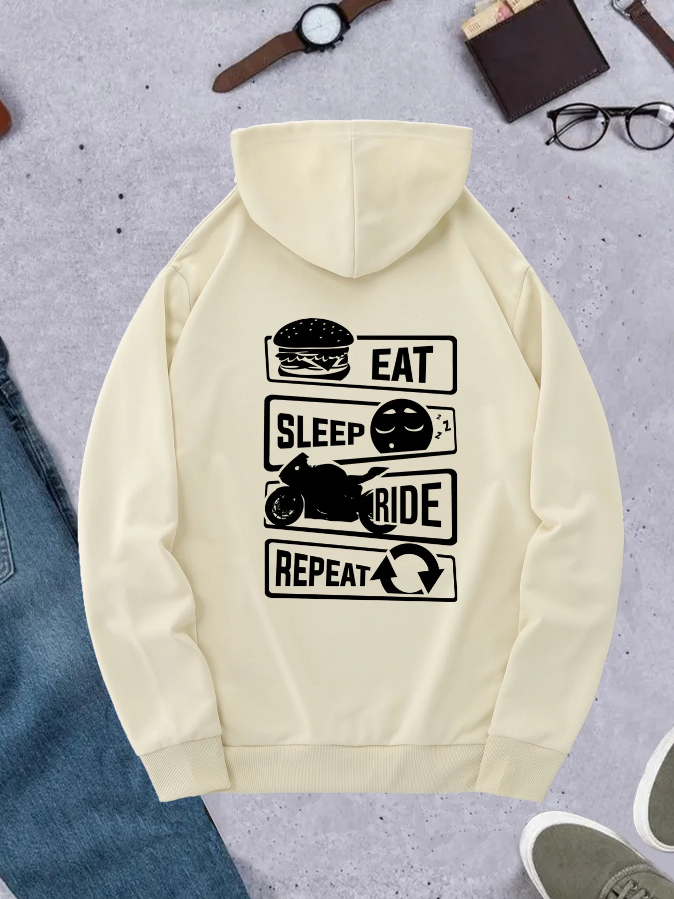 Korean Lifestyle Trends - Hoodie Pria dengan Gaya Korea, Motif